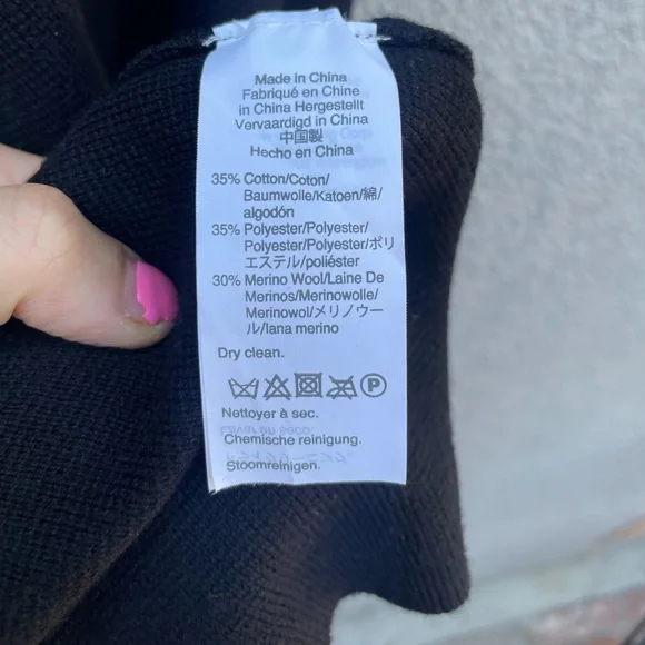 ❌SOLD❌ J. Crew Juliette collarless sweater-blazer in Black - Picture 8 of 8